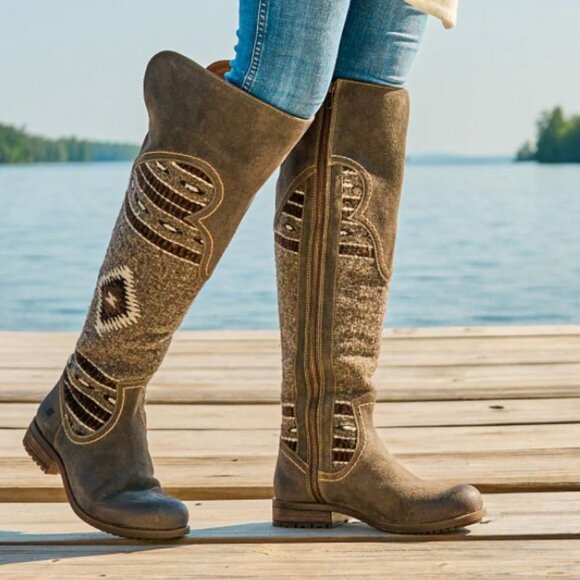 New BORN Lucero Over the Knee Boot $310 RETAIL 2510 7S3 - Picture 1 of 6